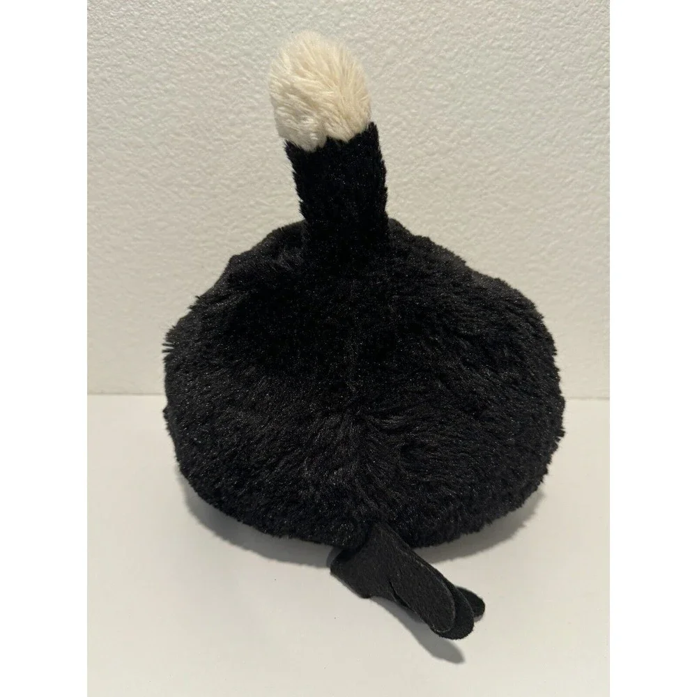 Angry Birds 10 inch Black Bomb White Dot Plush Rare Commonwealth 2010